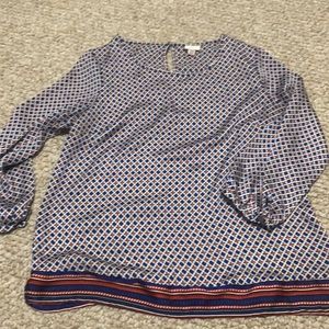 Pretty and silky blouse